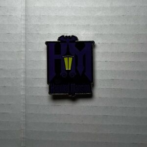 Disney’s Haunted Mansion Logo Pin - Glow in the Dark Lantern